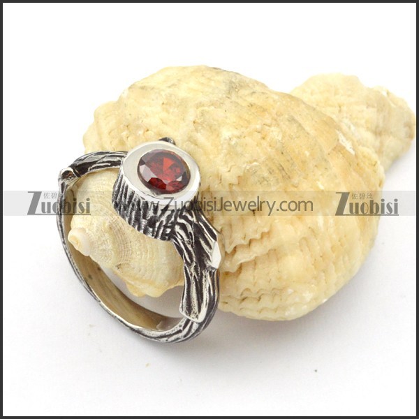 Stainless Steel Stone Rings -r000450