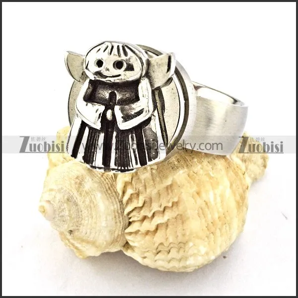 pleasant 316L Steel Biker Ring with punk style for Motorcycle bikers - r000507