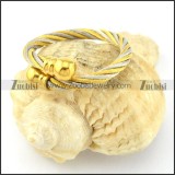 Stainless Steel Rope Ring -r000586