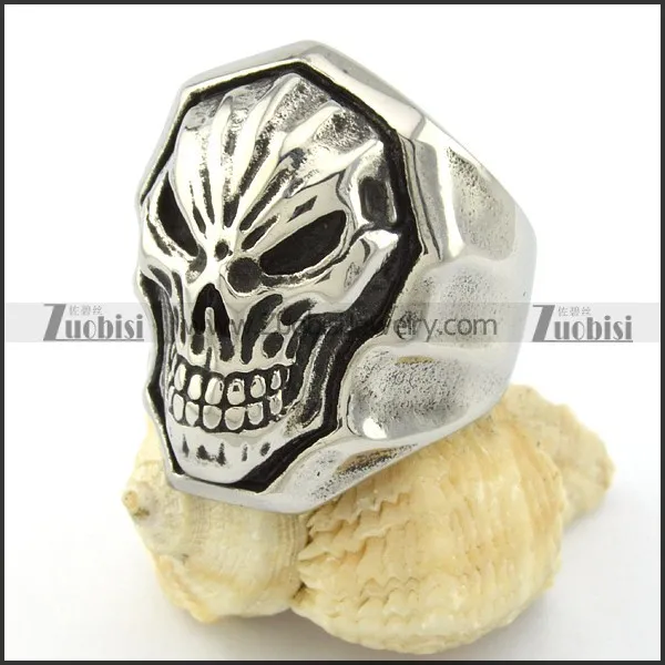 special noncorrosive steel Devil Skull Rings for Motorcycle Bikers -r000832
