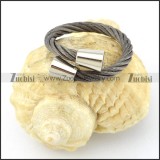 Stainless Steel Rope Ring -r000557