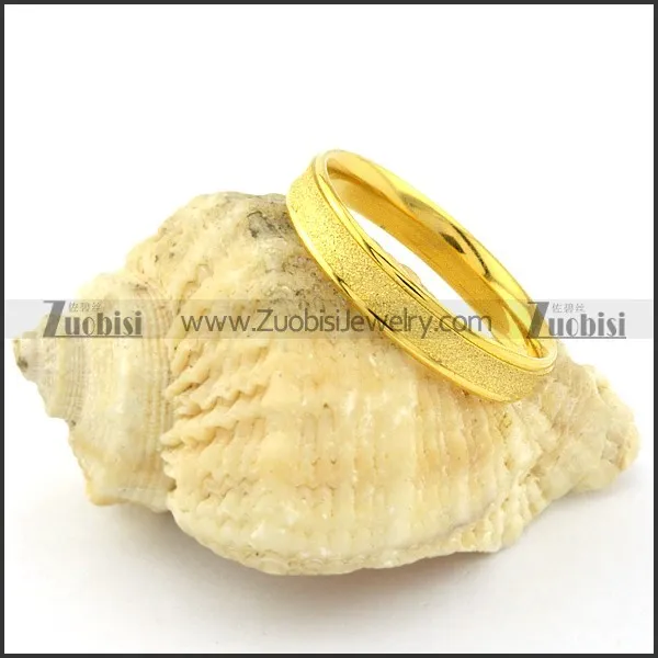 Elegant Weddig Ring in Stainless Steel Metal -r000928