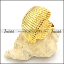 Stainless Steel Rings in Gold Tone -r000394