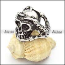Stainless Steel Skull Exaggerated Rings -r000419