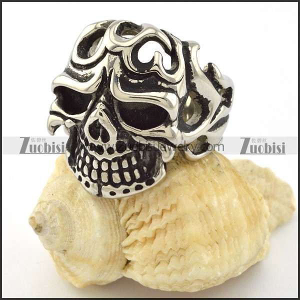 Top Quality Nonrust Steel skull ring for men -r001042