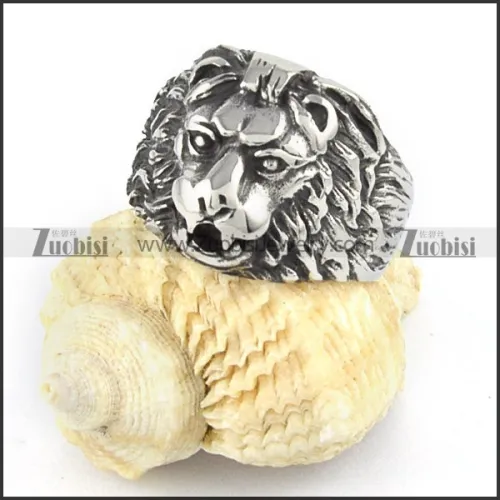 Stainless Steel Lion Rings -r000366