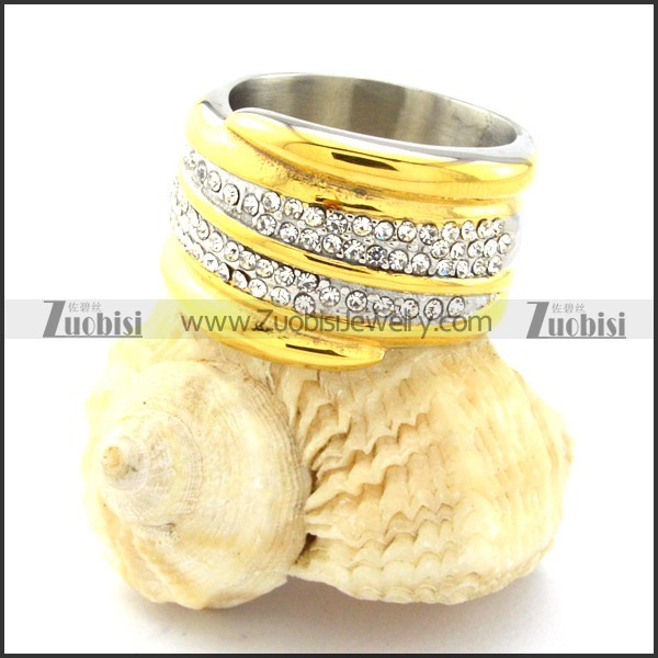 unique nonrust steel Plating Ring for Ladies -r000769