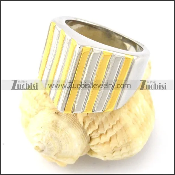 functional Steel Plating Ring for Ladies -r000782