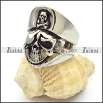 stainless steel skull rings for men -r000480