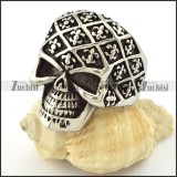 Beautiful 316L Steel skull ring for men -r001048