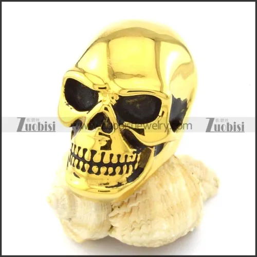 Large Mens Skull Ring in Stainless Steel for Motorcycle Bikers -r000719