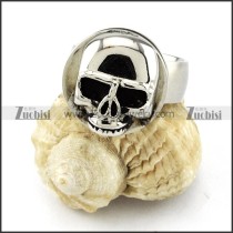 beauteous 316L Biker Skull Ring with punk style for Motorcycle bikers - r000508