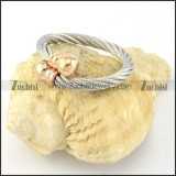 Stainless Steel Rope Ring -r000582
