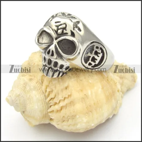 Stainless Steel Skull Rings -r000444