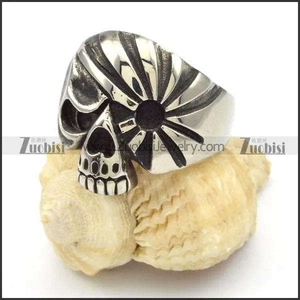 Stainless Steel Skull Rings -r000430