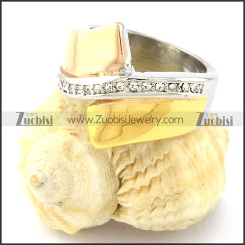 good selling nonrust steel Plating Ring for Ladies -r000787