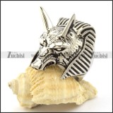 ANUBIS Ring in Stainless Steel from Egyptian mythology Jewelry -r000979