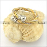 Stainless Steel Rope Ring -r000585