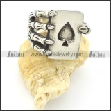 casting finger ring with LOVE heart r001221