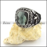 good-looking 316L Stone Ring with punk style for Motorcycle bikers - r000545
