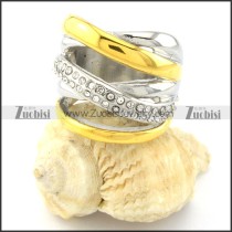 good quality 316L Stainless Steel Plating Ring for Ladies -r000778