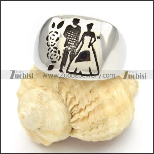 Stainless Steel Wedding Rings -r000445