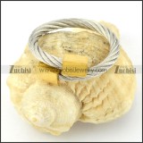 Stainless Steel Rope Ring -r000562