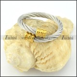 Stainless Steel Rope Ring -r000567