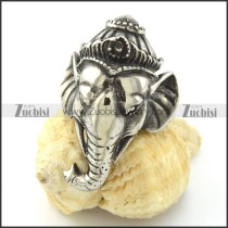 Thailand Unique Casting Long Nose Elephant Ring for Mens -r001034