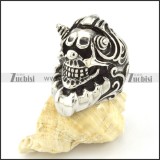 remarkable Stainless Steel Biker Ring with punk style for Motorcycle bikers - r000546
