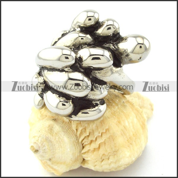 excellent 316L Steel Rings with big sizes for 2013 collection -r000870