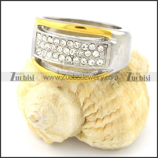 functional nonrust steel Plating Ring for Ladies -r000789