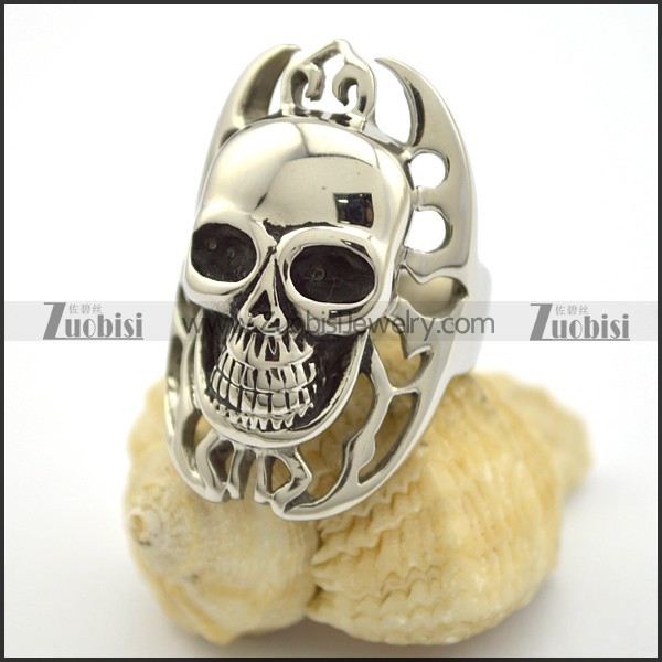 The knife skull ring r001705