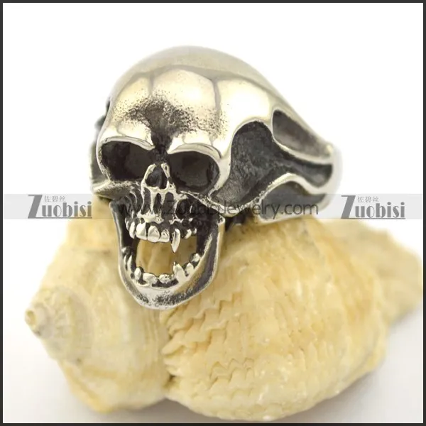 zombie skull ring r001584