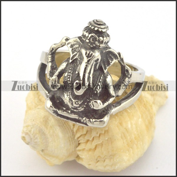 elephant Buddha ring r001411