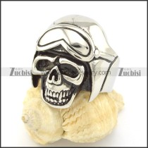 casting helmet skull ring r001313