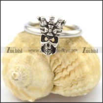 crown skull head ring for lady r002085