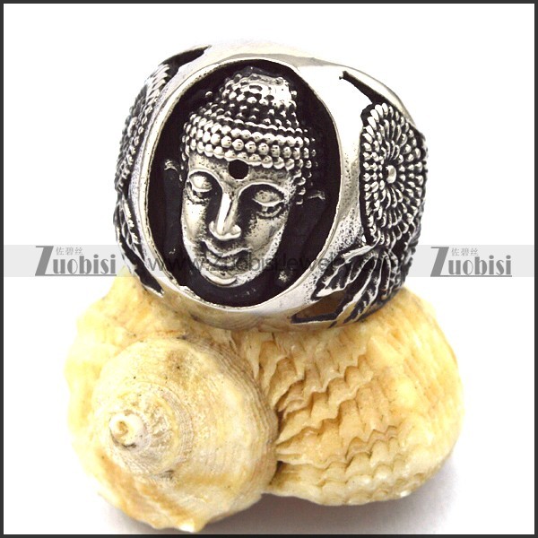 big casting buddha ring r001983