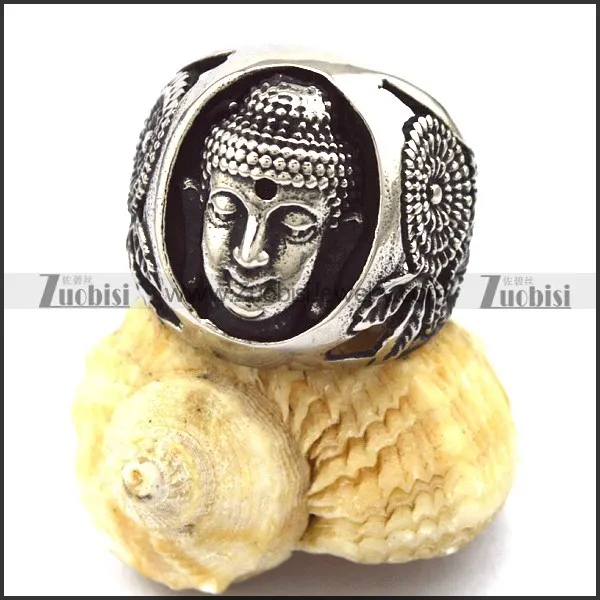 big casting buddha ring r001983