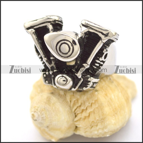 small cute motorcycle engine ring for bikers r002129