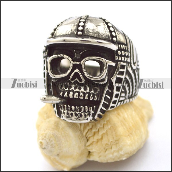 smoking baseball boy ring with baseball cap r002241