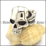 deformed skull ring r002202