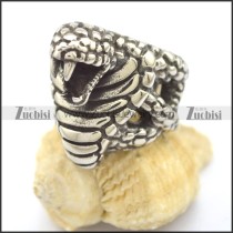 Boa Constrictor Ring with Sharp Teeth r002323