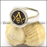 Stainless Steel Masonic ring for Women r002242