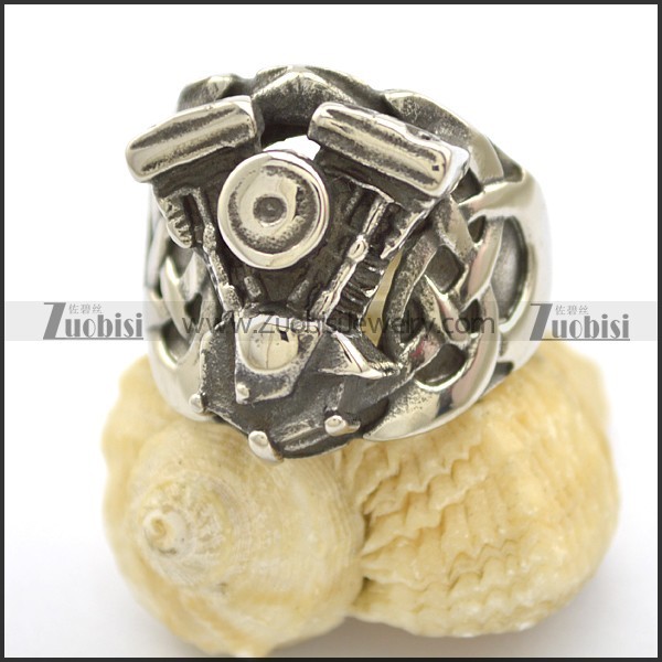 Vintage Motor Engine Ring for Unisex r002445