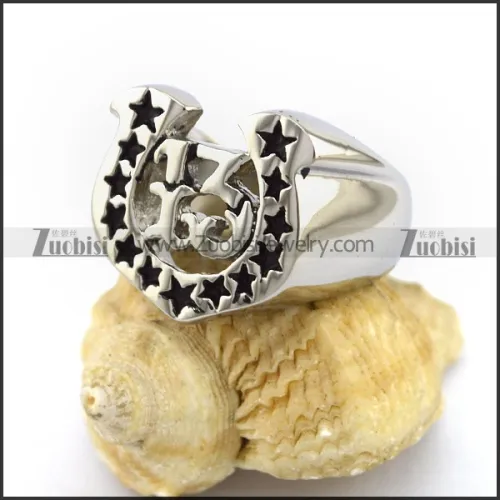 Lucky 13 and Stars Ring r003013