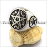 Stainless Steel Corrosion Star Ring r003040