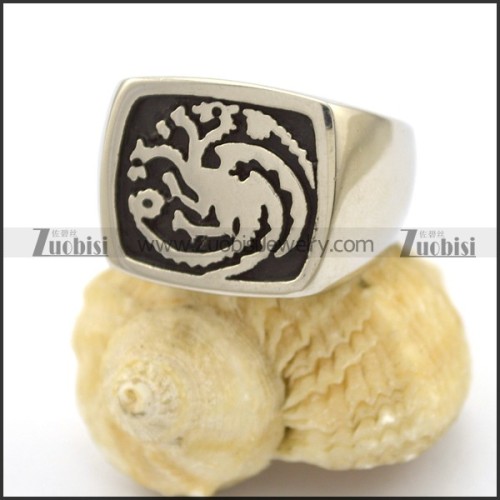 Stainless Steel Firebird Ring r002743