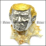 handsome US President Donald Trump ring with golden hair r005788