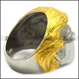 handsome US President Donald Trump ring with golden hair r005788